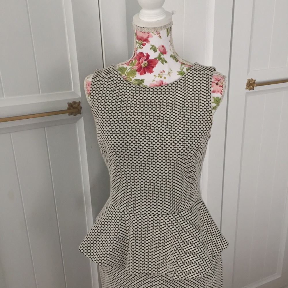 Banana Republic Peplum Day Dress - Picture 2 of 8
