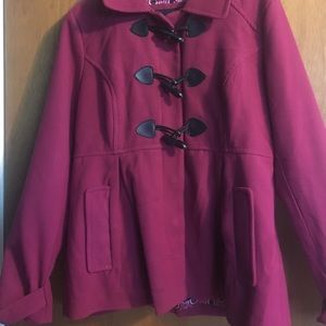 Deb purple peacoat