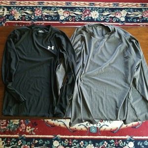2 Exercise Long Sleeve Shirts Under Armour BCG
