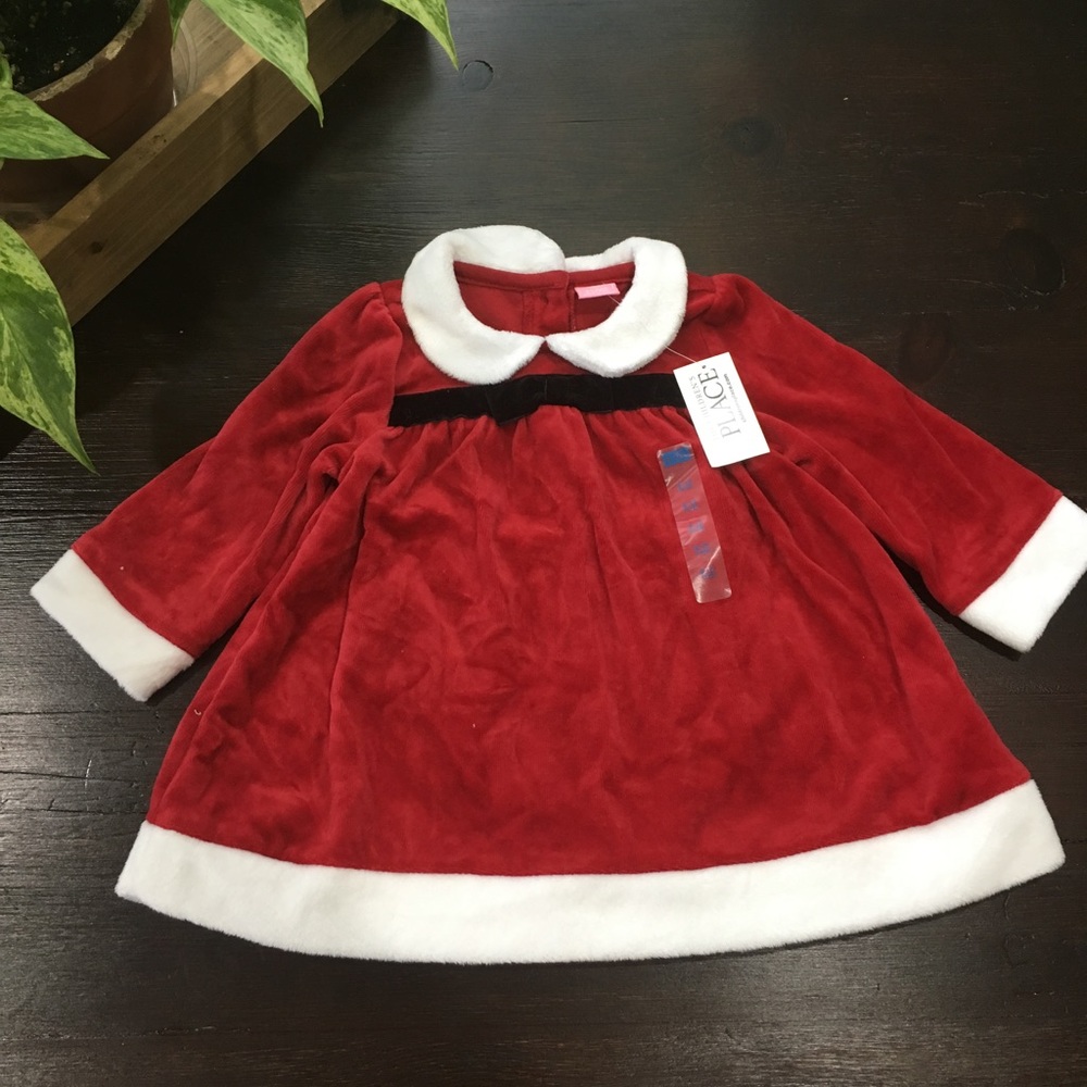 NWT Santa Holiday dress 9-12 month