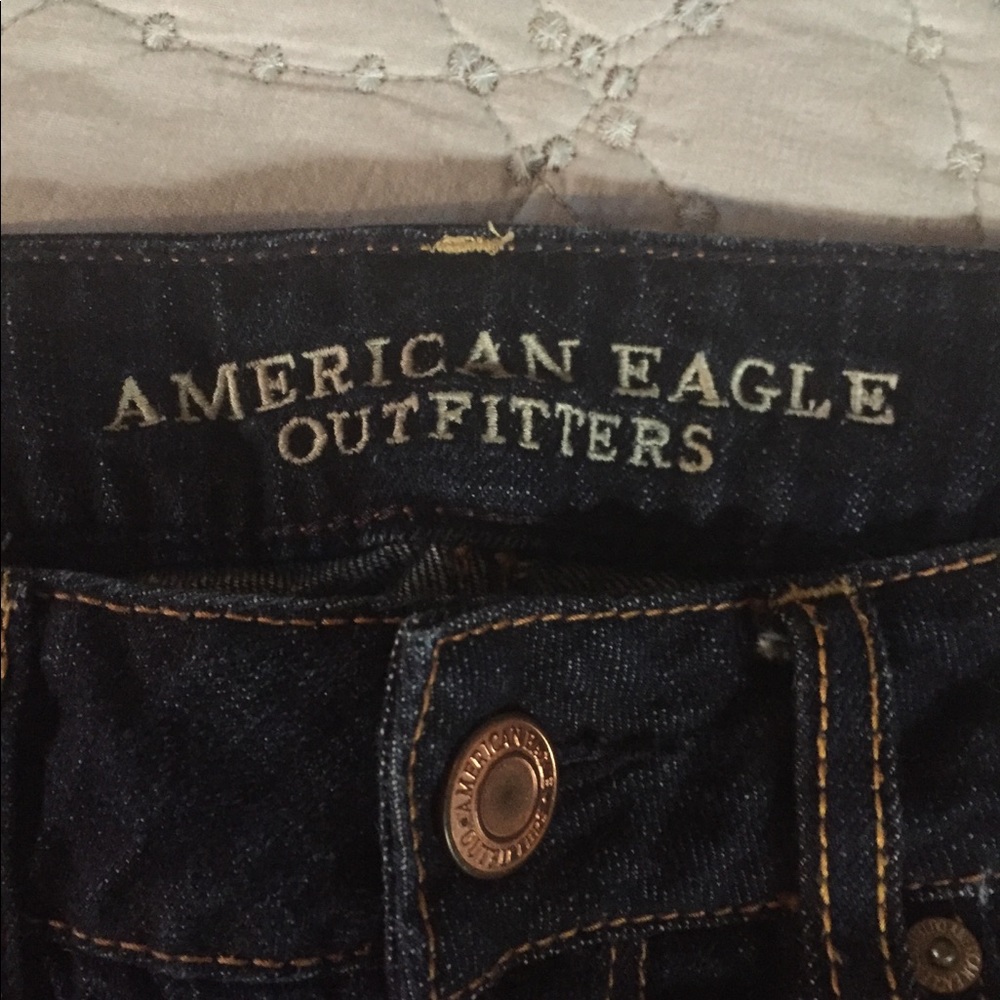 High waisted jean shorts