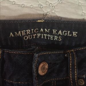 High waisted jean shorts