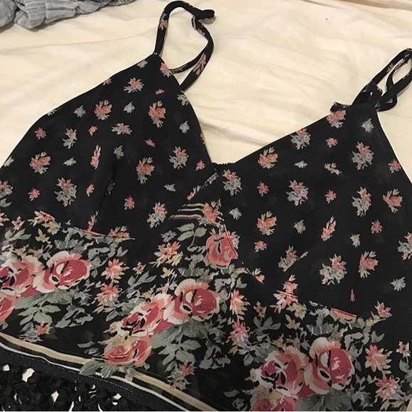 Urban Outfitters "Rehab" fringe crop top! - Picture 3 of 4