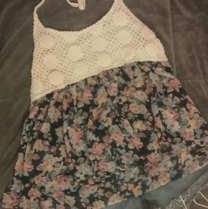 Altar'd State crochet floral halter