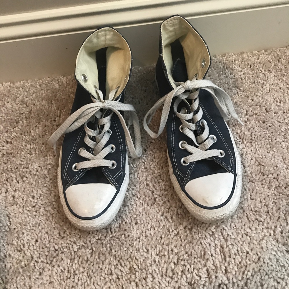 Blue converse