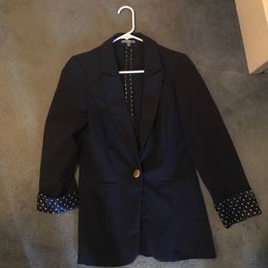 Navy blue blazer