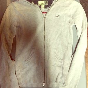 Hollister zip up sweater