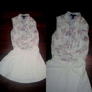 Top and skirt