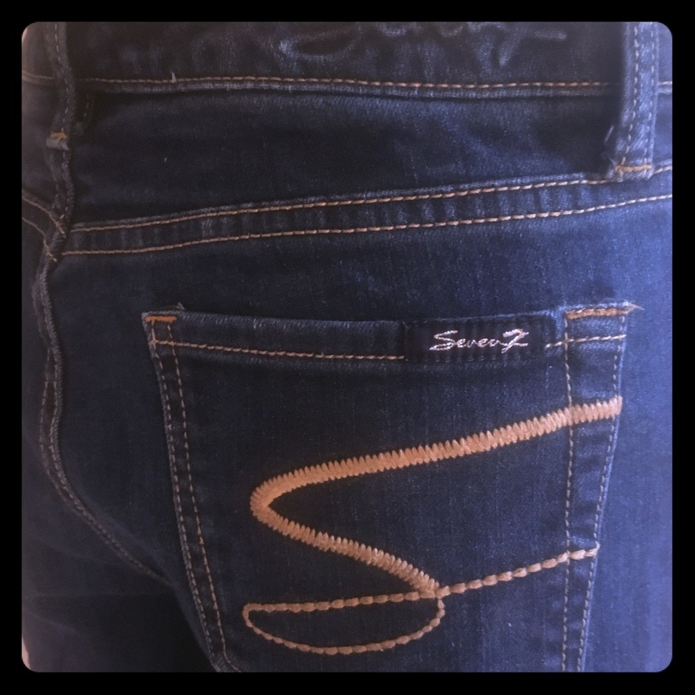 7 STUDIO JEANS: Flare Leg,  Size 8