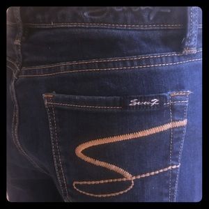 7 STUDIO JEANS: Flare Leg,  Size 8