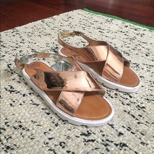 Rose Gold Sandals