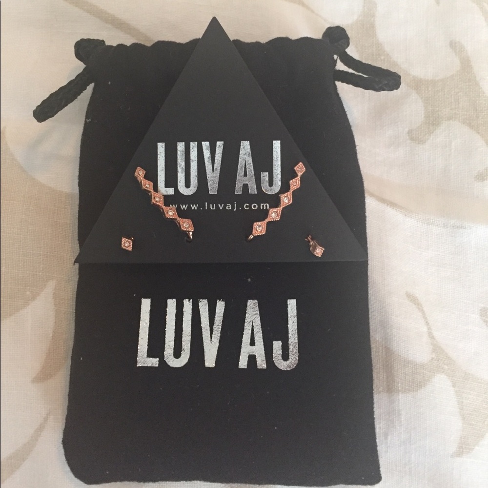 Never been worn set of Luv AJ earrings