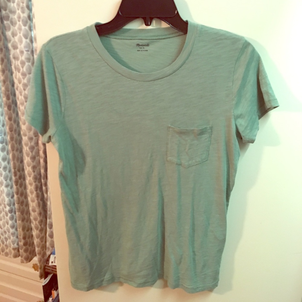 madewell crew neck tee