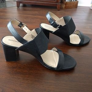 Adrienne Vittadini Black Sandals