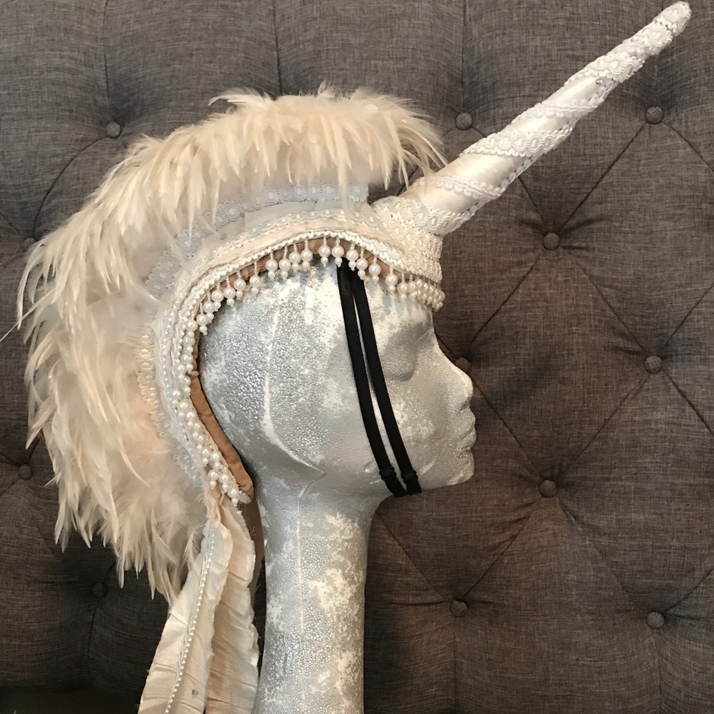 Bubbles and Frown Original Art Headpiece