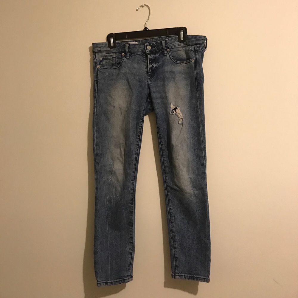 Gap Always Skinny Distressed Jeans