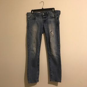 Gap Always Skinny Distressed Jeans