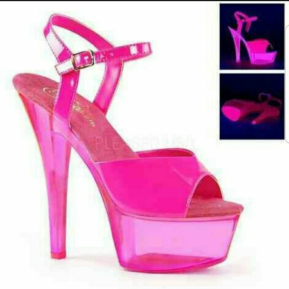 UV Reactive High Heels