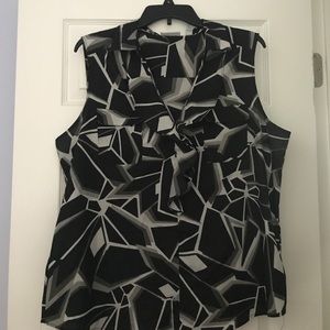 Sleeveless blouse