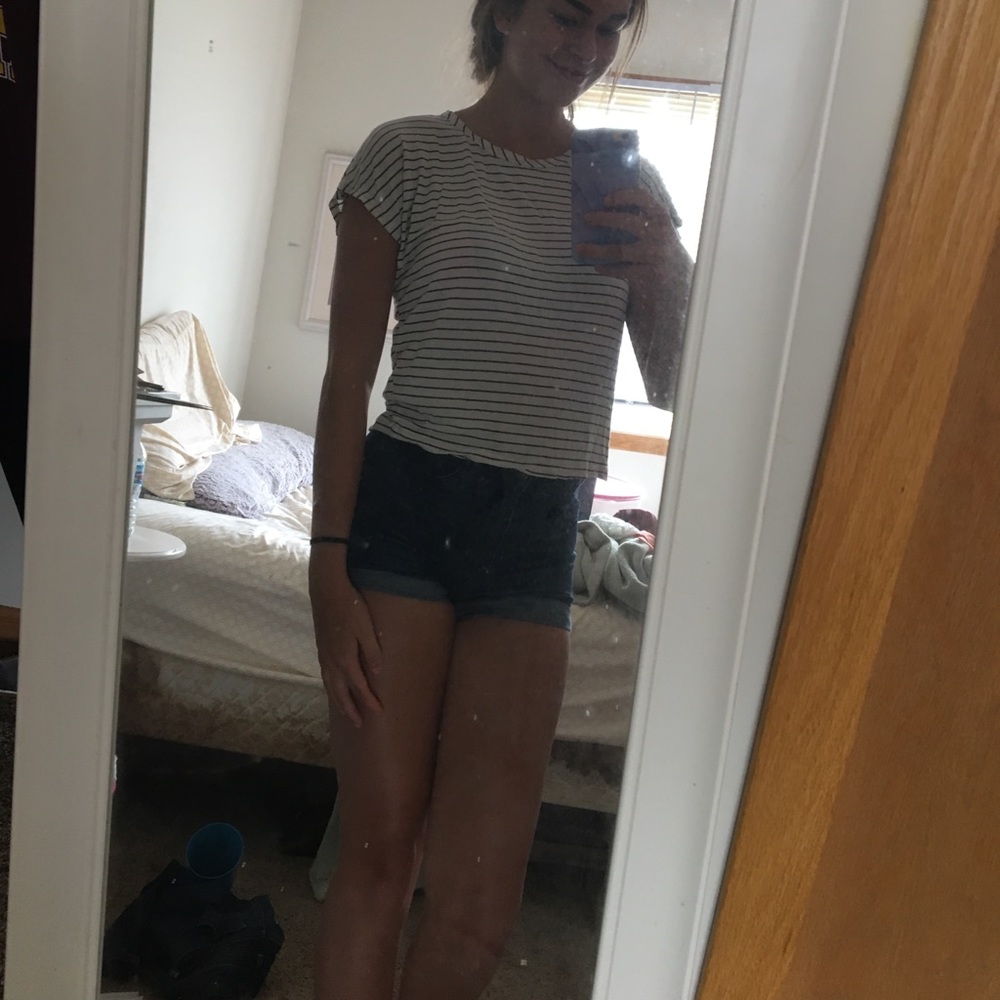Striped crop top :)