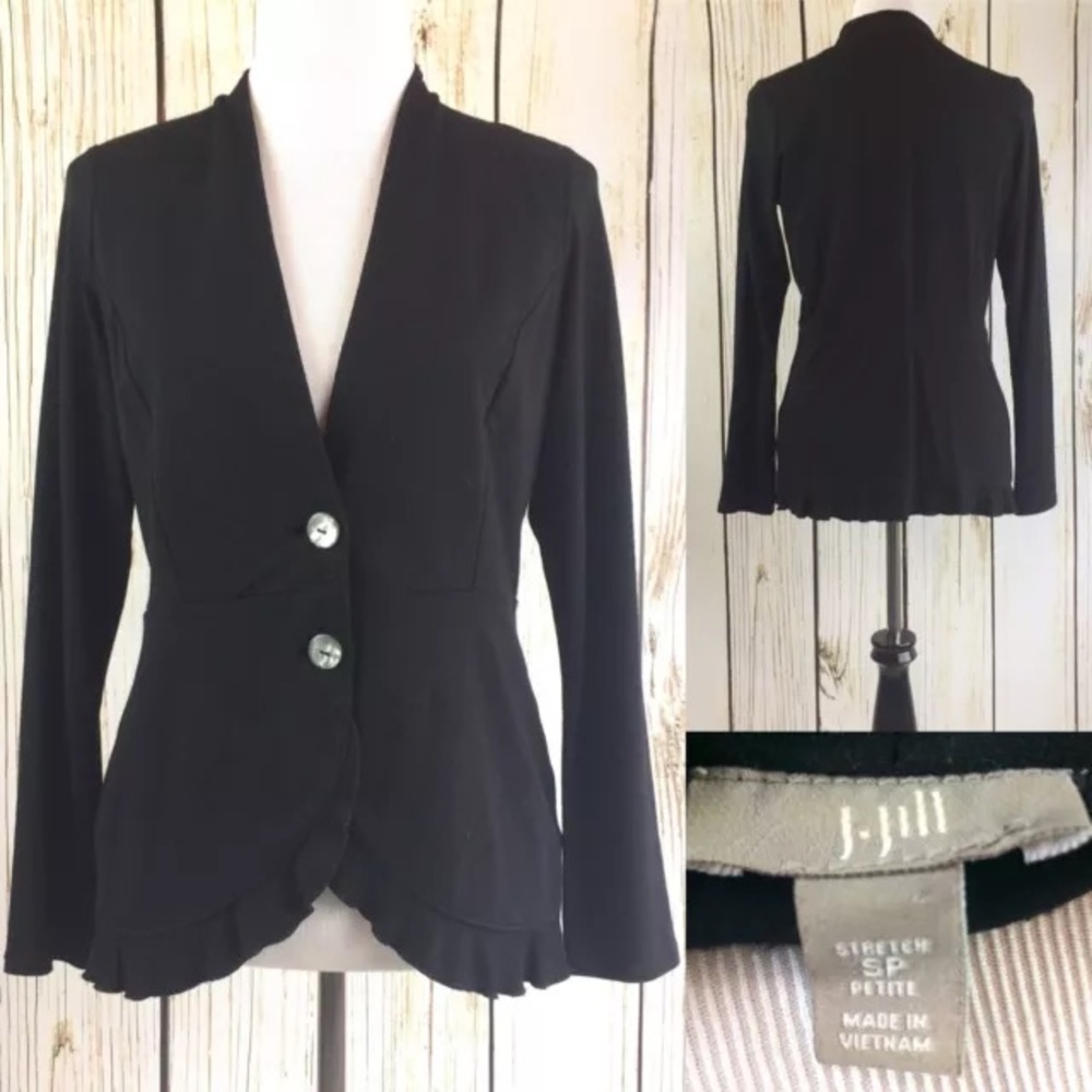 Blazer Ruffle detail soft