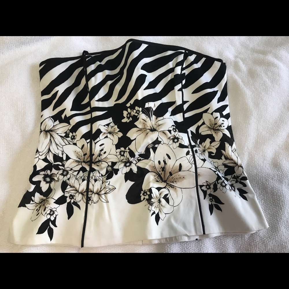 White House Black Market Bustier Top