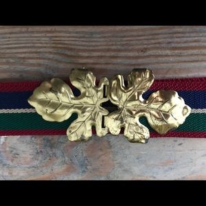Vintage elastic leaf belt