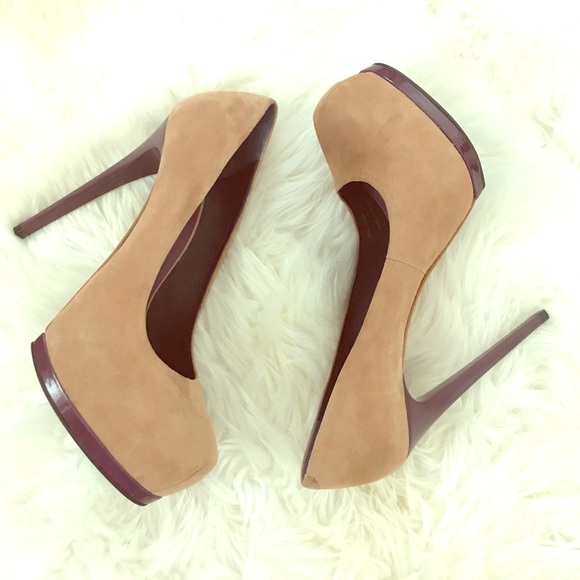 Gorgeous New PLV suede heels - Picture 2 of 8