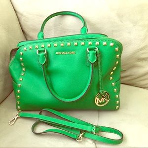 Green MK hand bag