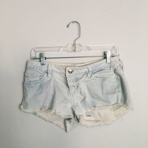Guess light-wash jean shorts