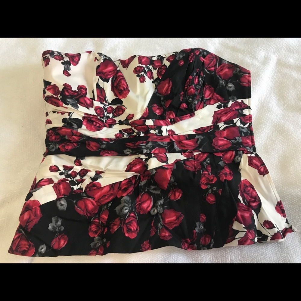 White House Black Market Bustier Top