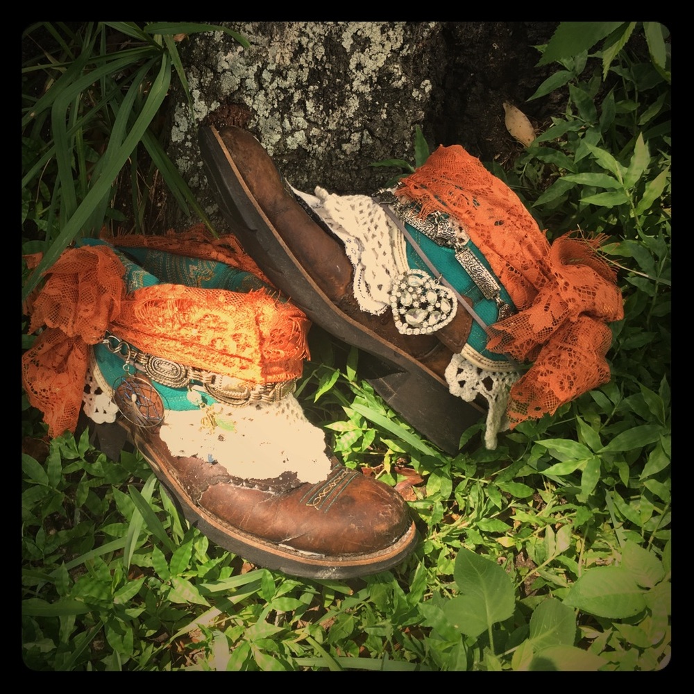 Vintage cowgirl boots