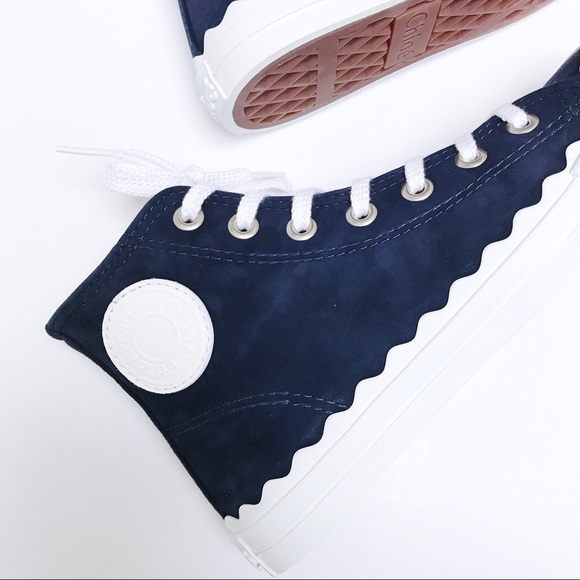 LAST CHANCE ‼️ Chloe - Scalloped Gum Sneakers - Picture 2 of 6