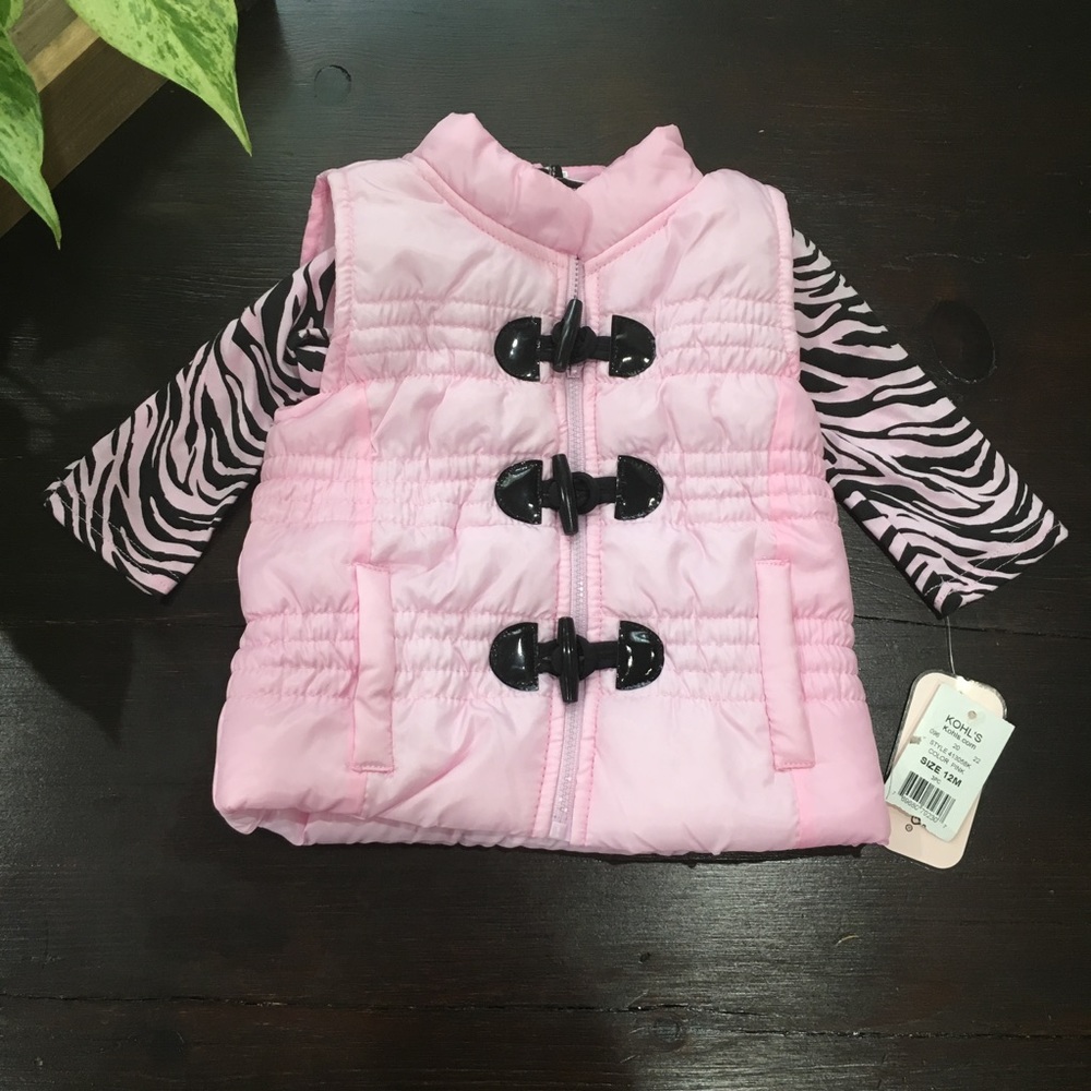 Zebra print two piece set