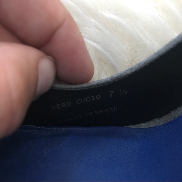 NWOB PLV Gray suede heels - Picture 7 of 8