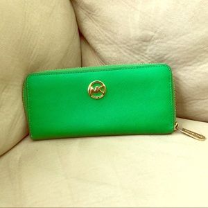 Green MK wallet