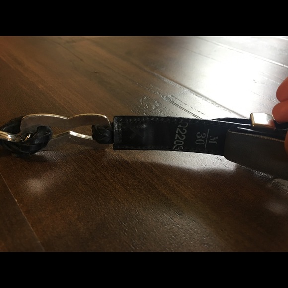 Brighton Black Leather Belt Sz Medium - Picture 4 of 4