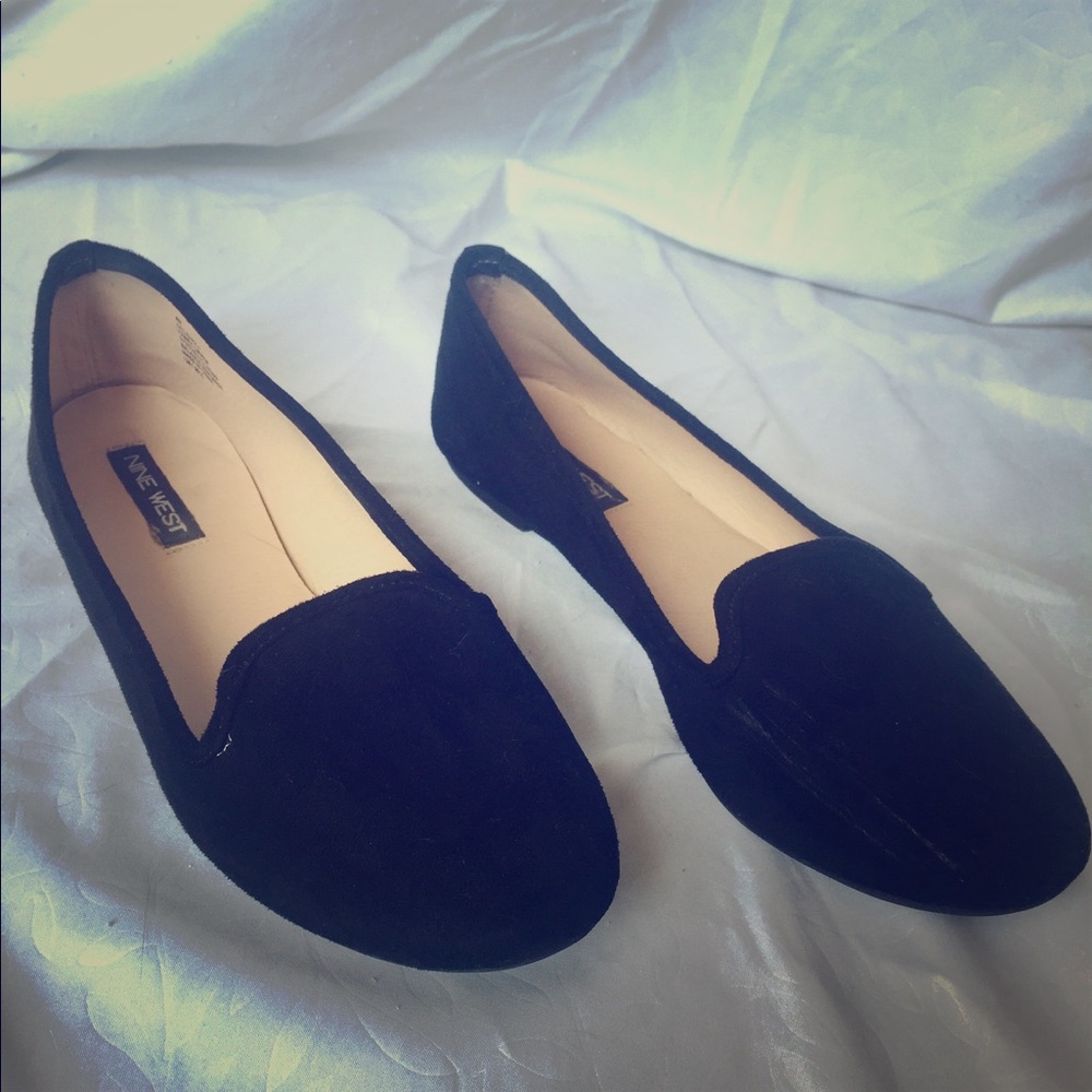 Nine West Suede Loafers, Size 8