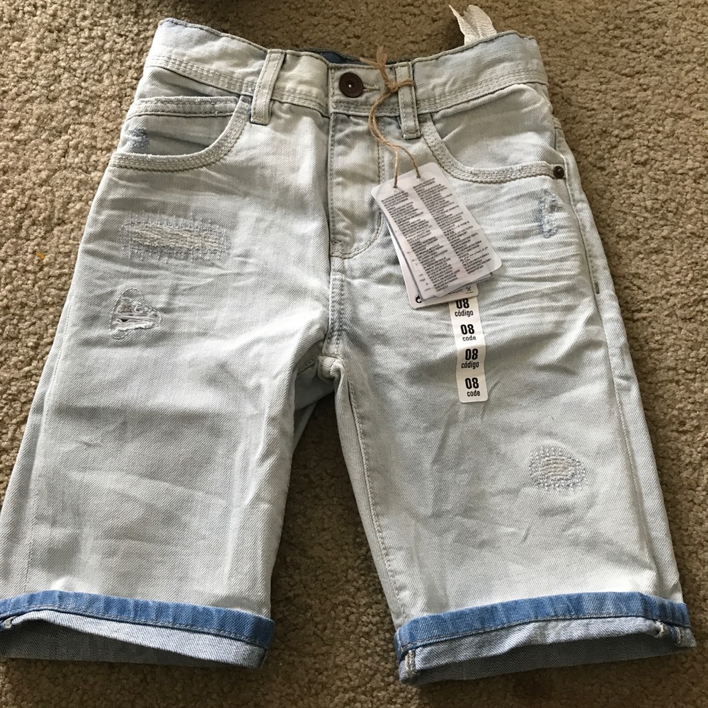 Zara Boys light  Denim Shorts