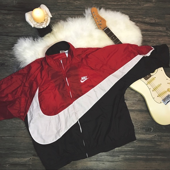 ❄️SOLD❄️ Vintage Nike Jacket Big Swoosh - Picture 3 of 5