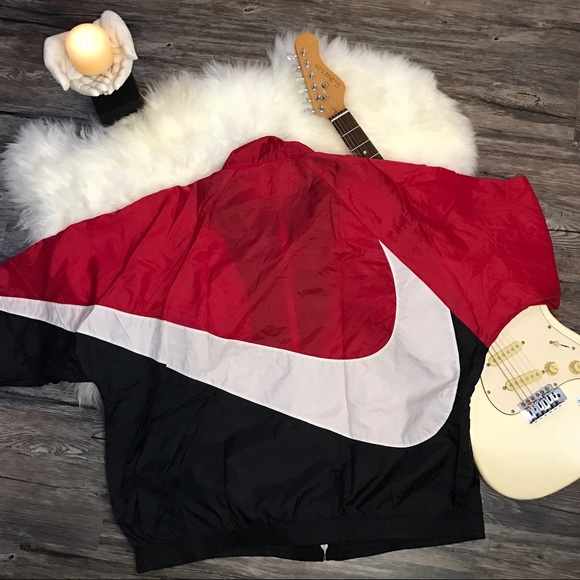❄️SOLD❄️ Vintage Nike Jacket Big Swoosh - Picture 4 of 5