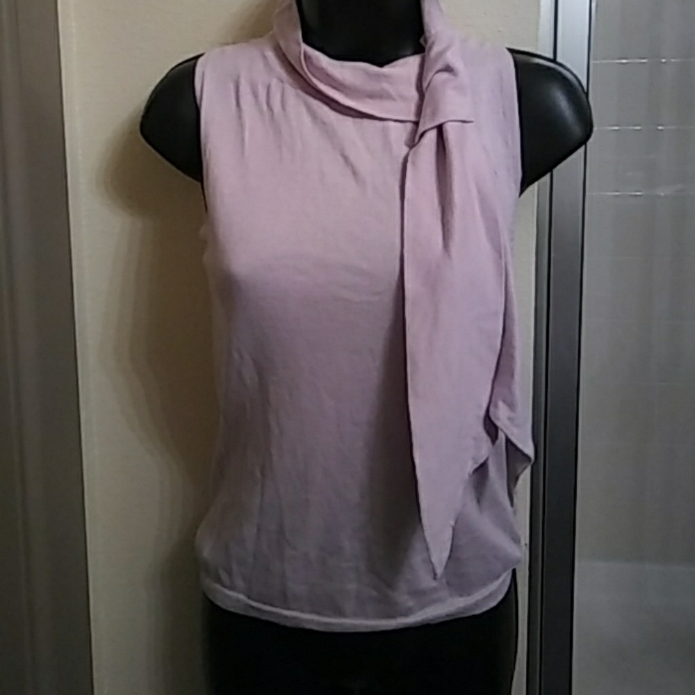 Lavendar statement blouse.