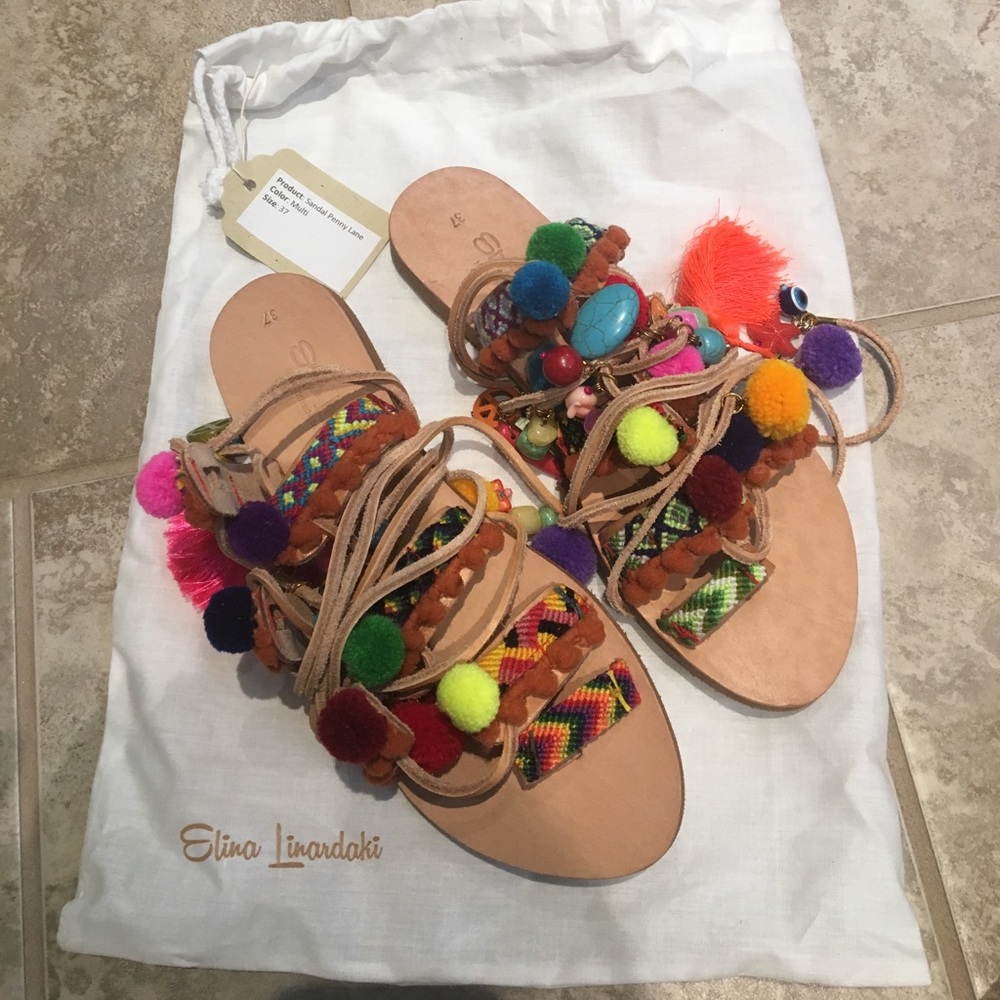 Elina Linardarki sandals penny lane 37 NEW