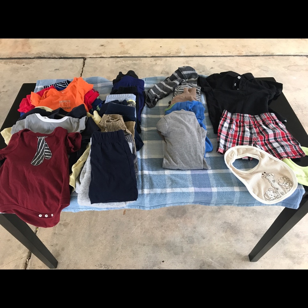 Huge bundle of baby boy clothes!!