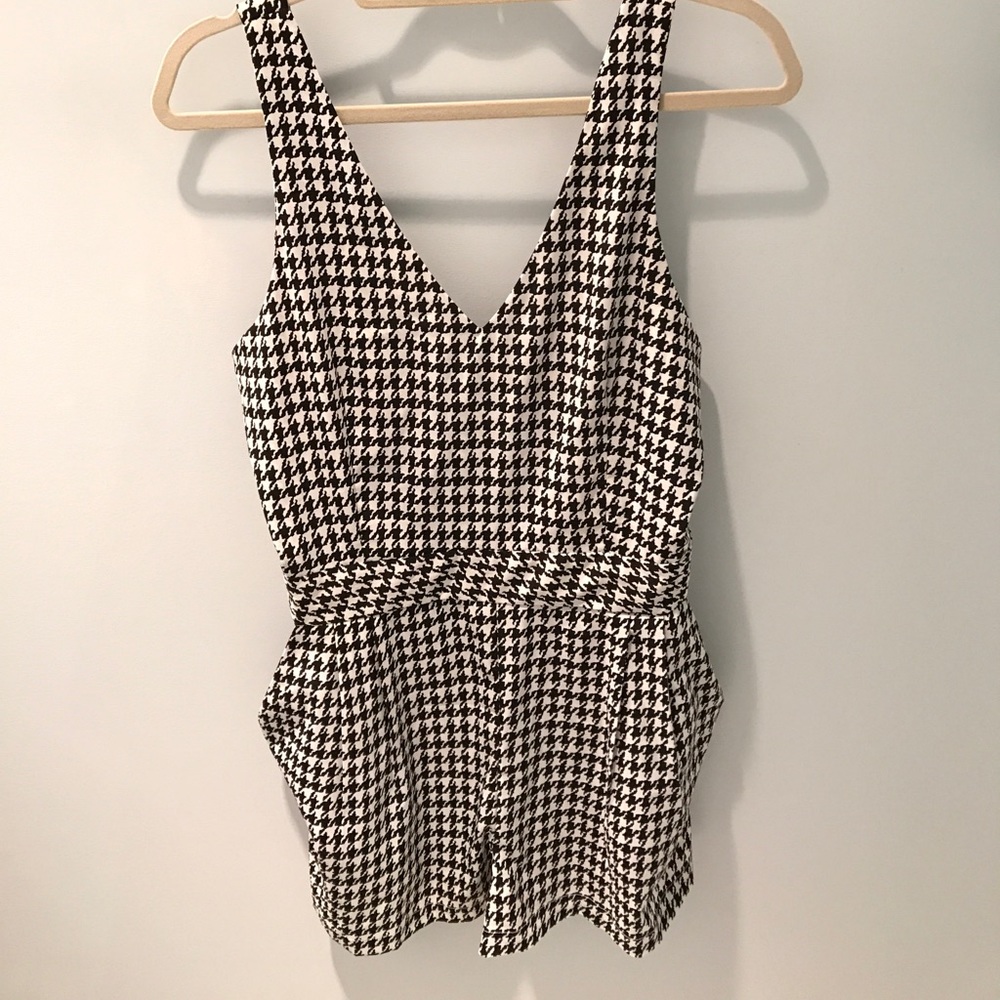 Houndstooth Romper
