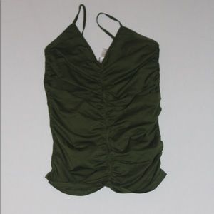 BCBG scrunched camisole