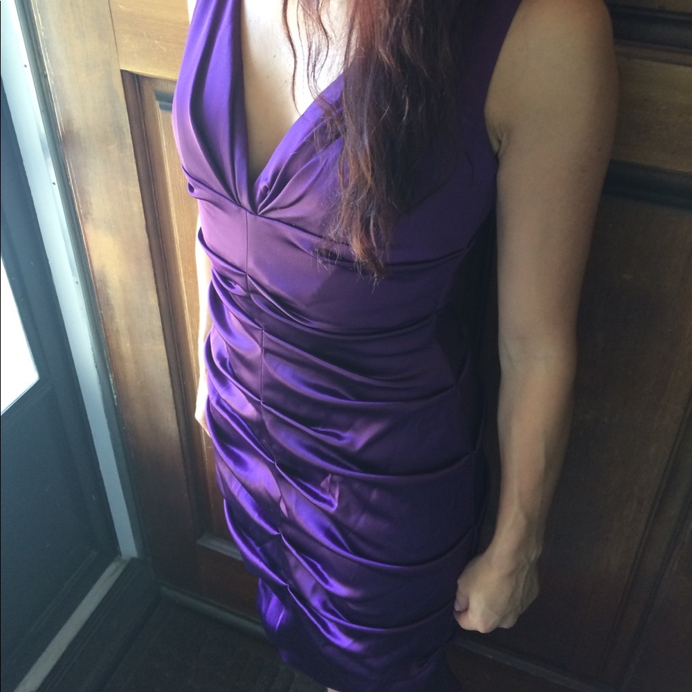 Purple Bridesmaid Dress
