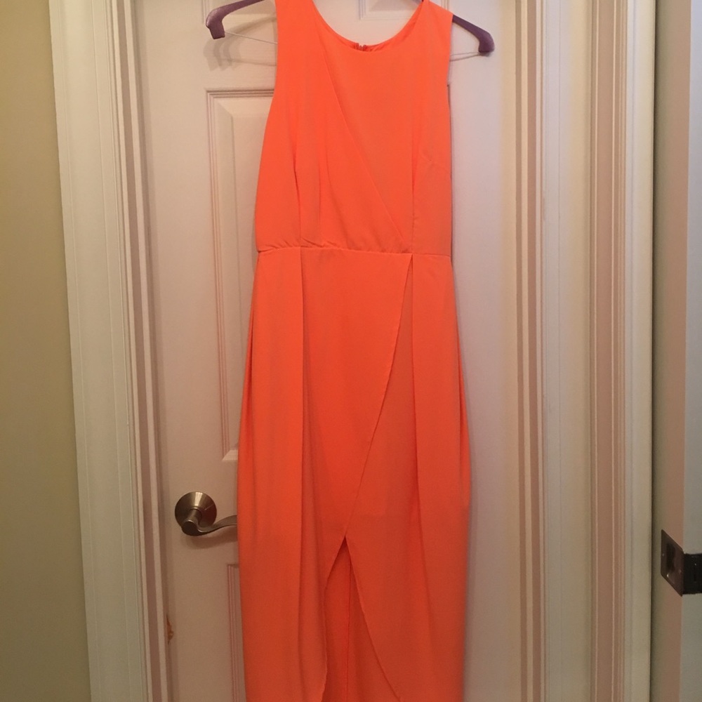Orange formal dress