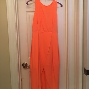 Orange formal dress