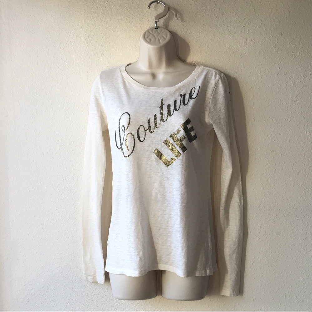 Juicy Couture "Couture Life" long sleeve tee